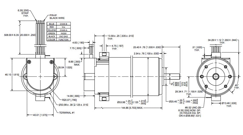 Pittman 14207S008 Brush DC Motor