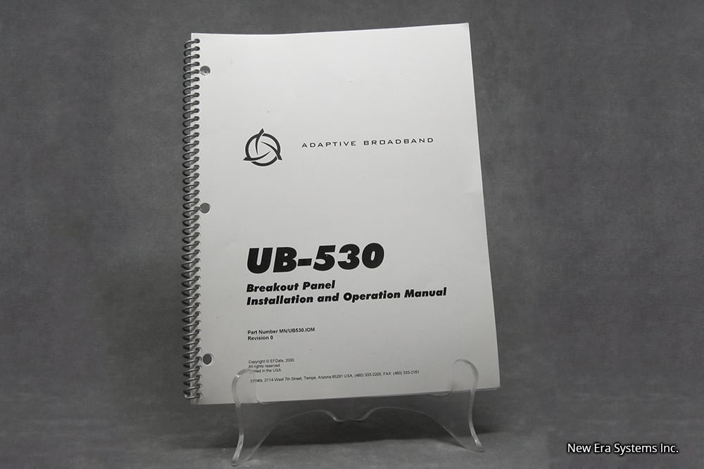 Adaptive Broadband UB-530 Breakout Panel